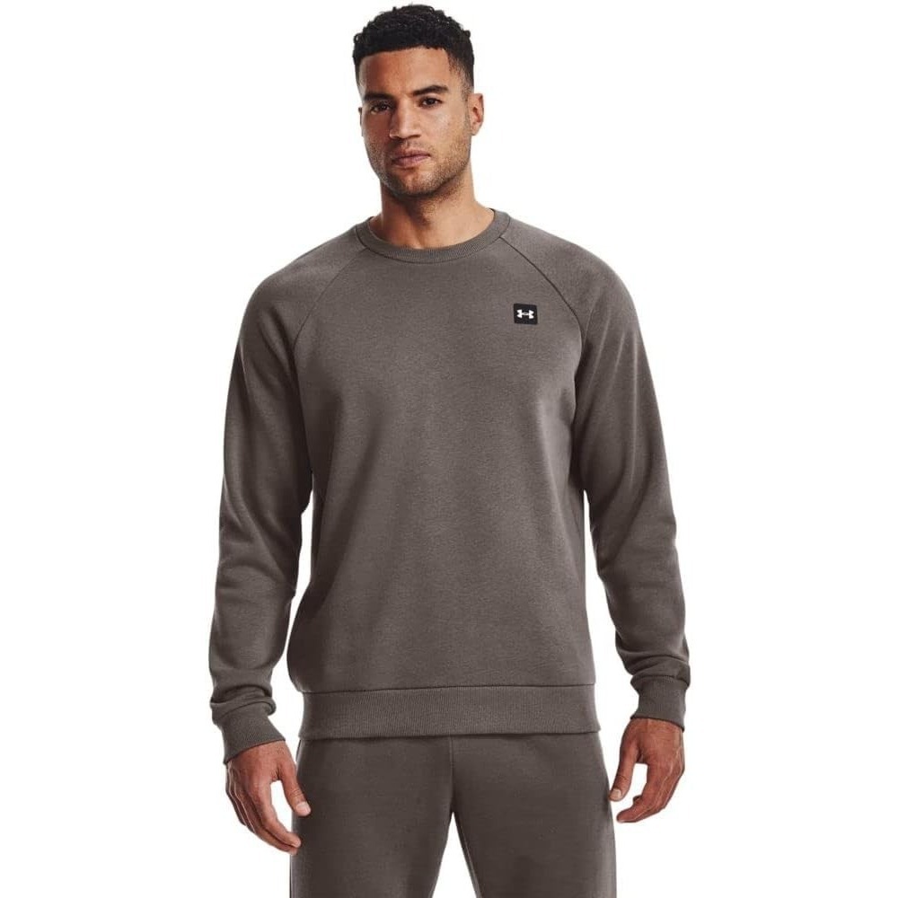 Under Armour Mens Rival Fleece Crew Sweatshirt XXL Fresh Clay 1357096 NWT